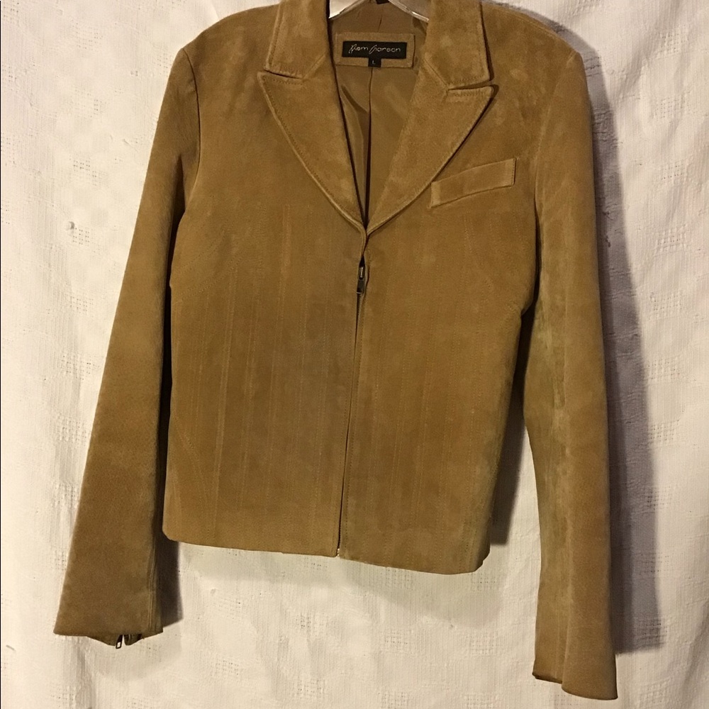 Suede jacket.